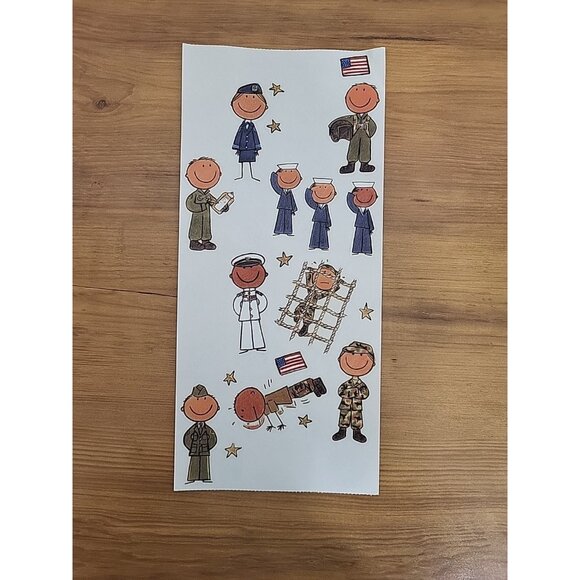 MIXED LOT Marines Jolee's EK Creative Memories in Uniform Design Stickers USA - Picture 14 of 16